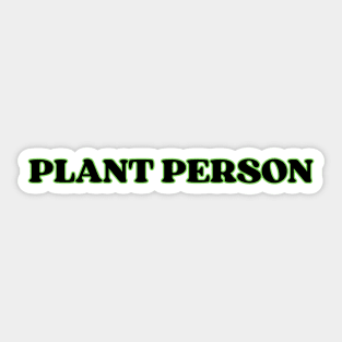 Plant Person Sticker